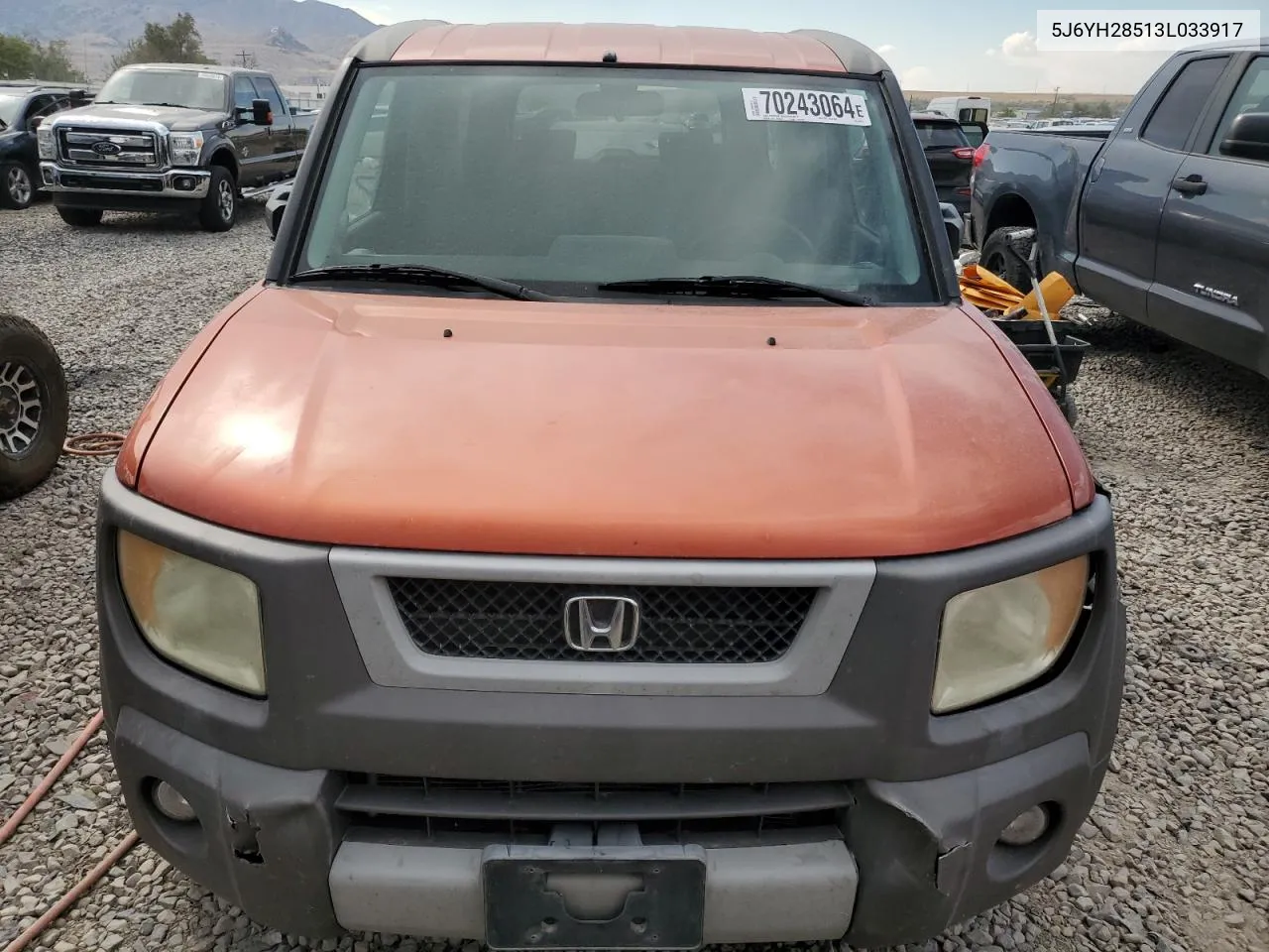 2003 Honda Element Ex VIN: 5J6YH28513L033917 Lot: 70243064