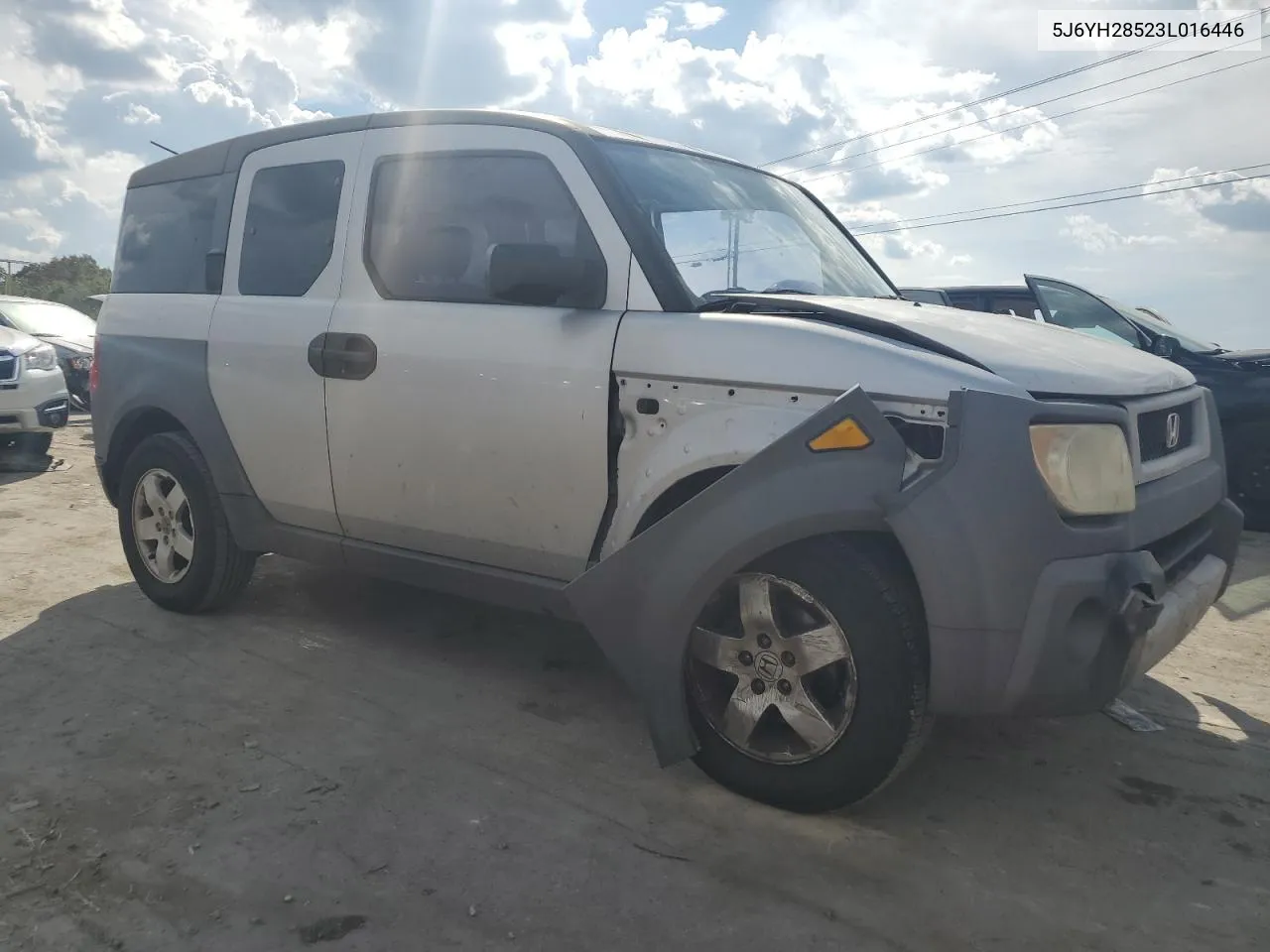 2003 Honda Element Ex VIN: 5J6YH28523L016446 Lot: 70683634