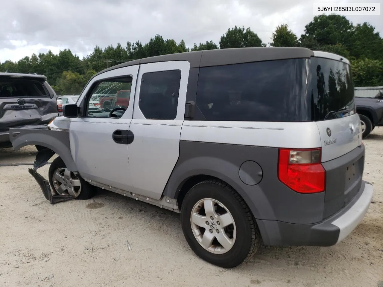 2003 Honda Element Ex VIN: 5J6YH28583L007072 Lot: 71401284