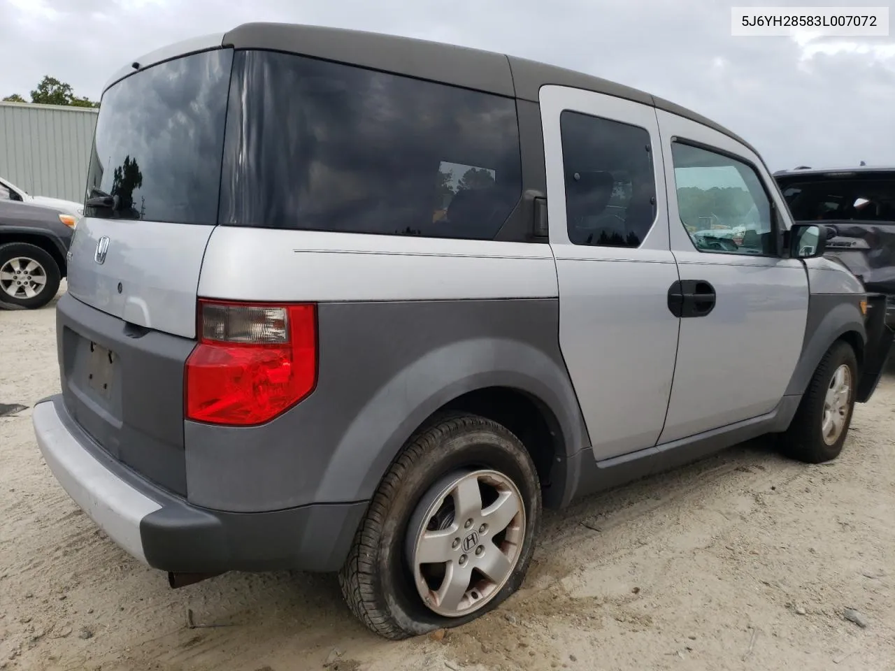 2003 Honda Element Ex VIN: 5J6YH28583L007072 Lot: 71401284