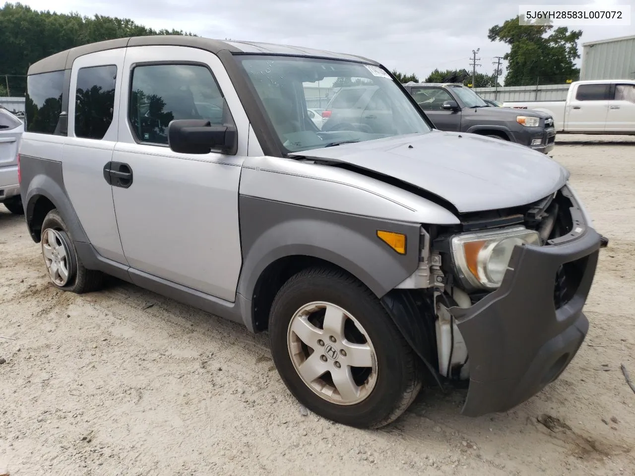 2003 Honda Element Ex VIN: 5J6YH28583L007072 Lot: 71401284