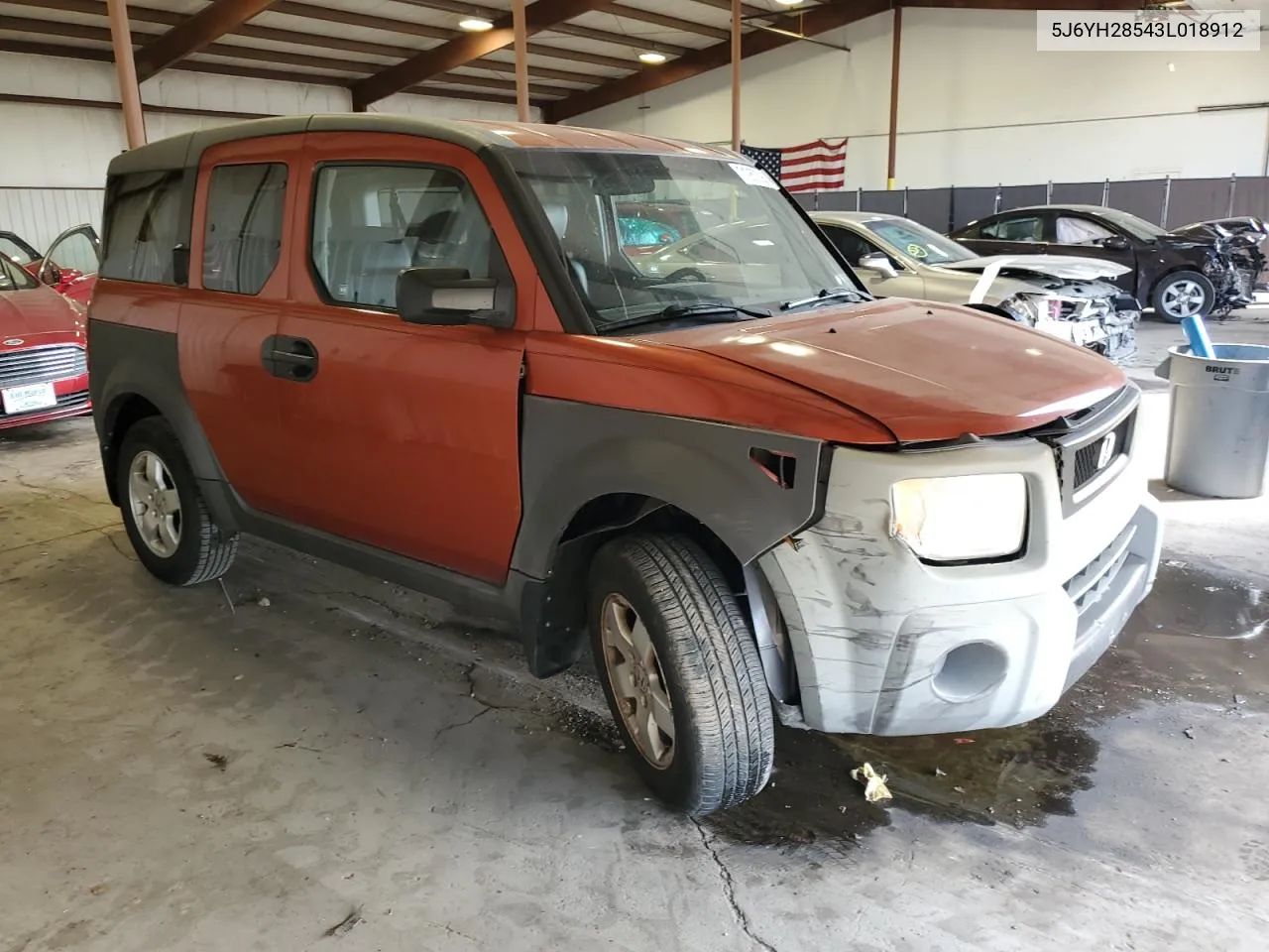 2003 Honda Element Ex VIN: 5J6YH28543L018912 Lot: 71957594