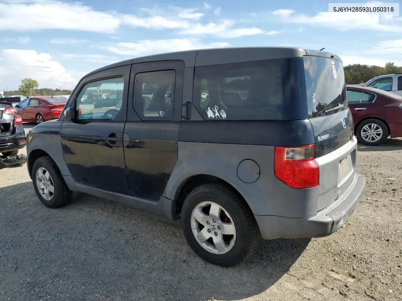 2003 Honda Element Ex VIN: 5J6YH28593L050318 Lot: 72033474