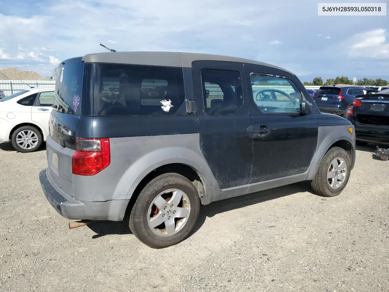 2003 Honda Element Ex VIN: 5J6YH28593L050318 Lot: 72033474