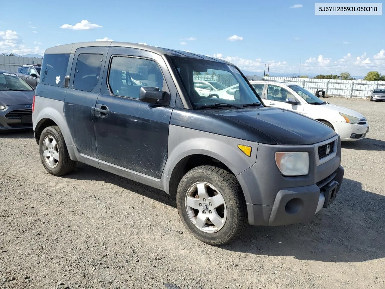 2003 Honda Element Ex VIN: 5J6YH28593L050318 Lot: 72033474