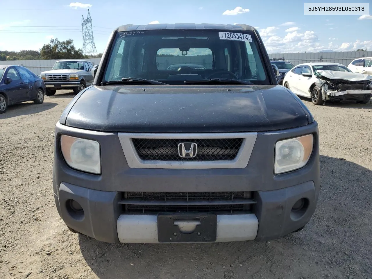 2003 Honda Element Ex VIN: 5J6YH28593L050318 Lot: 72033474