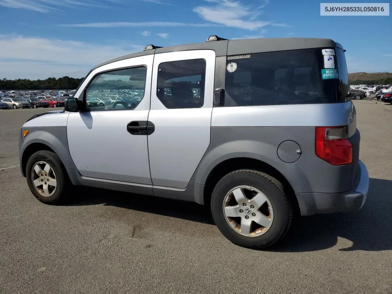 2003 Honda Element Ex VIN: 5J6YH28533L050816 Lot: 72141254