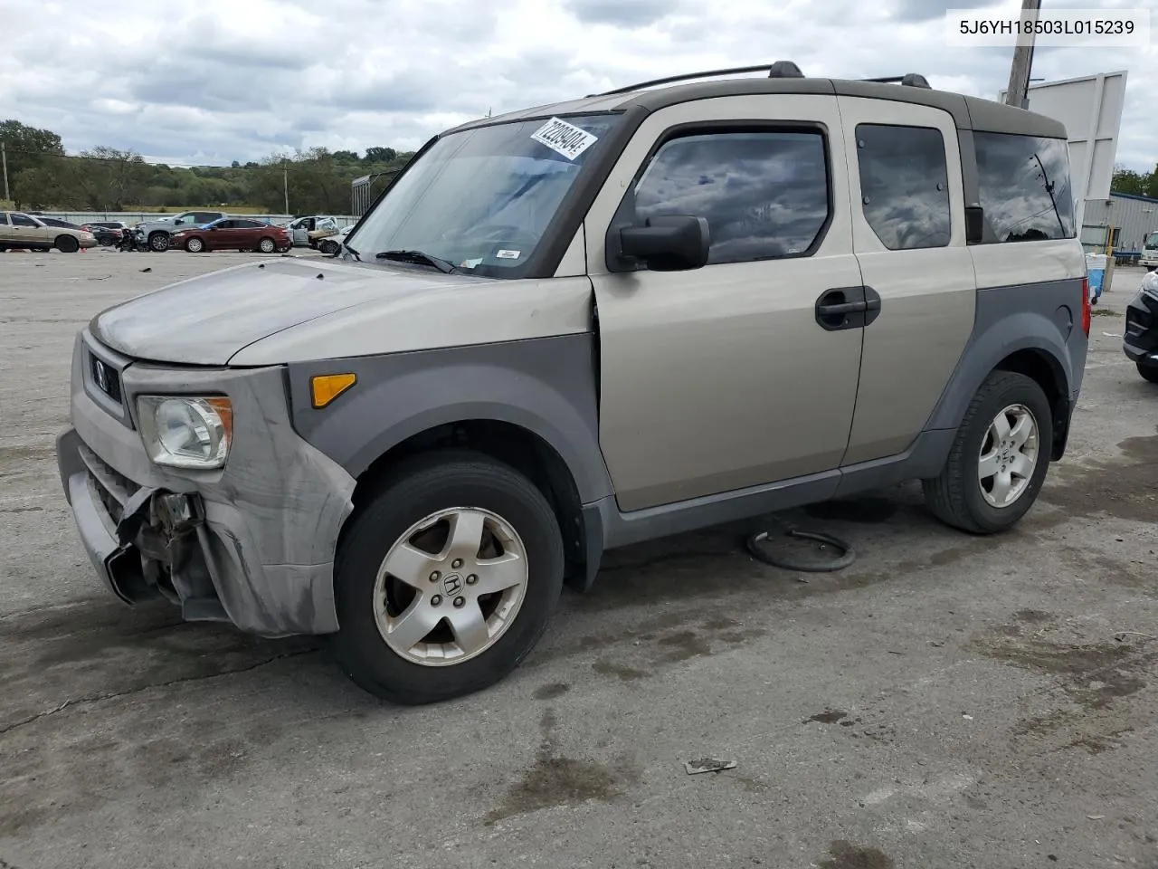 2003 Honda Element Ex VIN: 5J6YH18503L015239 Lot: 72209404