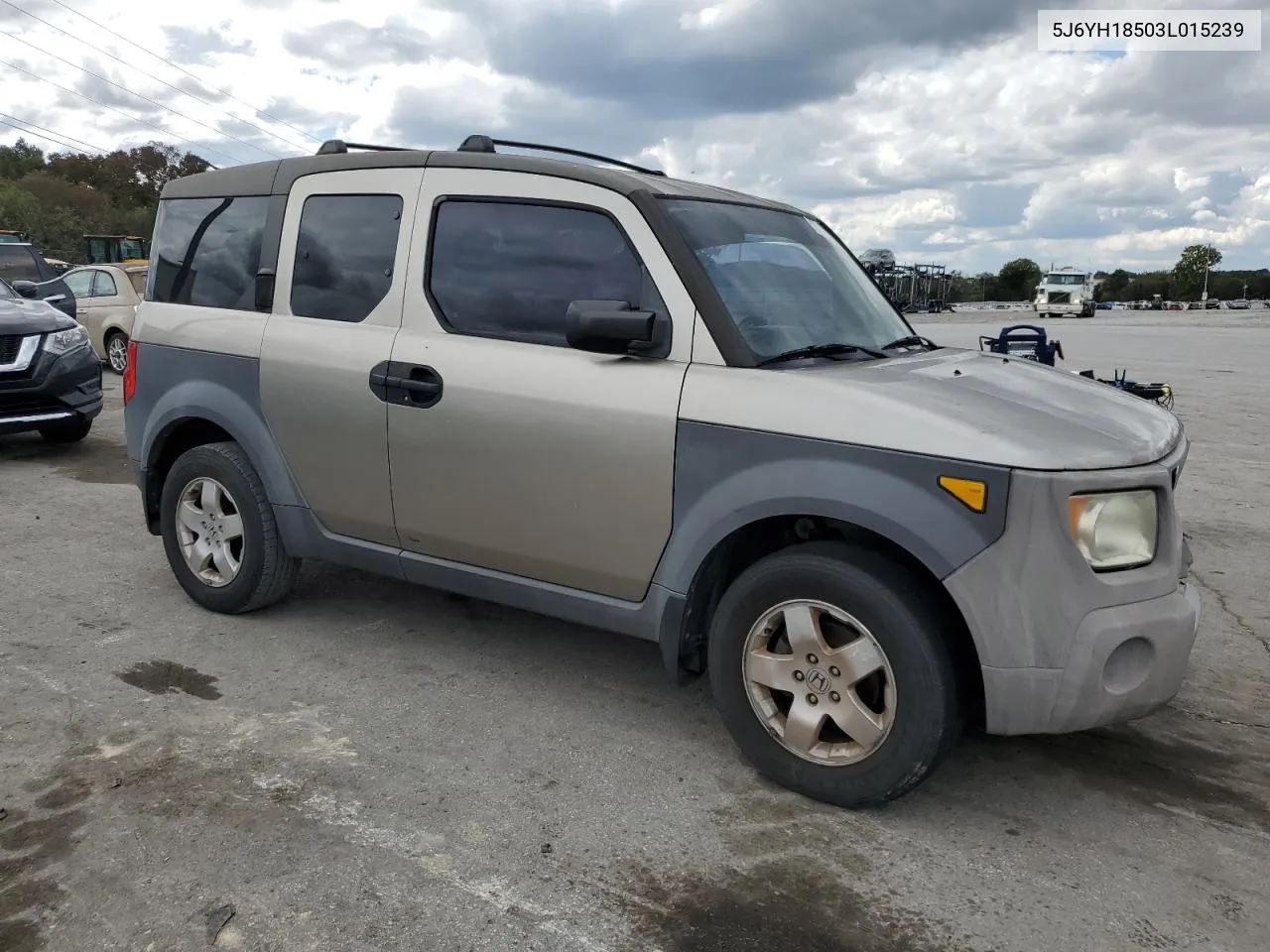 2003 Honda Element Ex VIN: 5J6YH18503L015239 Lot: 72209404