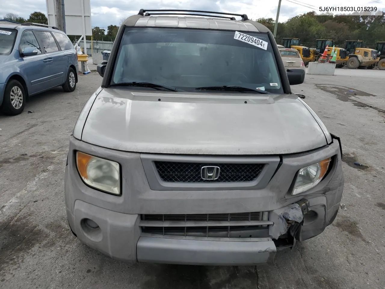 2003 Honda Element Ex VIN: 5J6YH18503L015239 Lot: 72209404