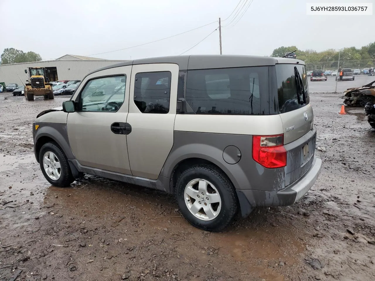 2003 Honda Element Ex VIN: 5J6YH28593L036757 Lot: 72835174