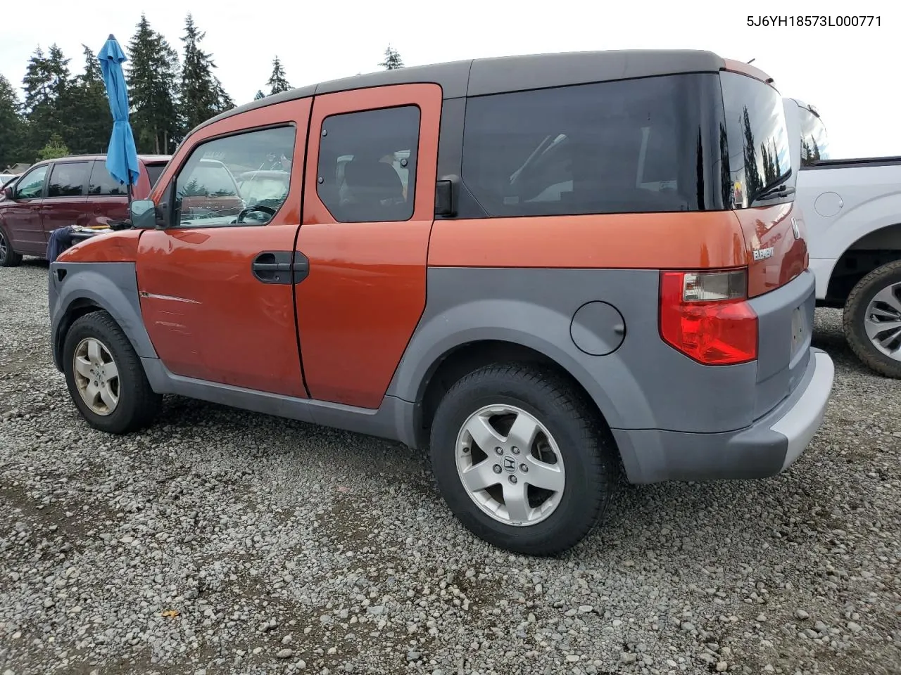 2003 Honda Element Ex VIN: 5J6YH18573L000771 Lot: 73131854