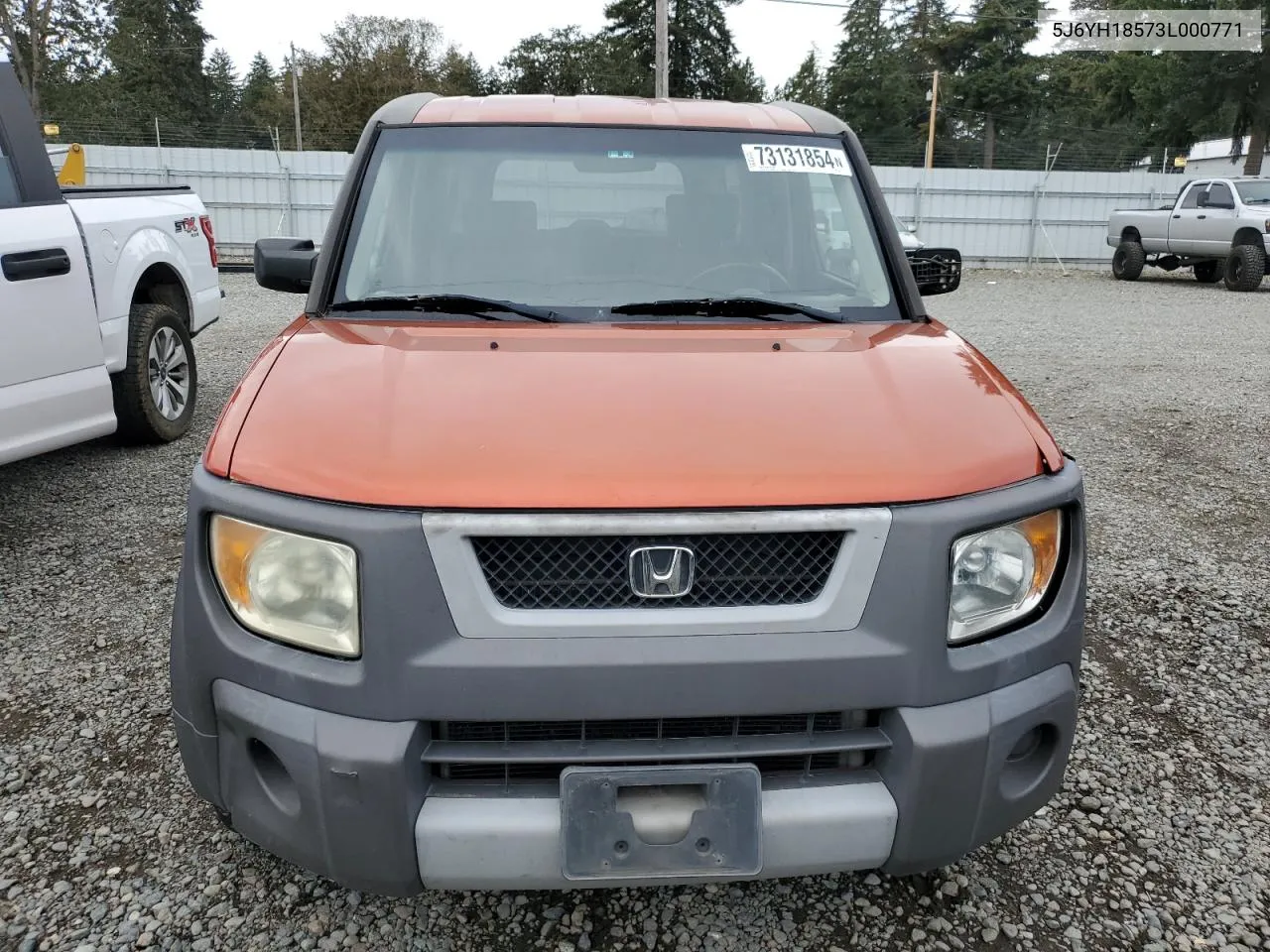 2003 Honda Element Ex VIN: 5J6YH18573L000771 Lot: 73131854