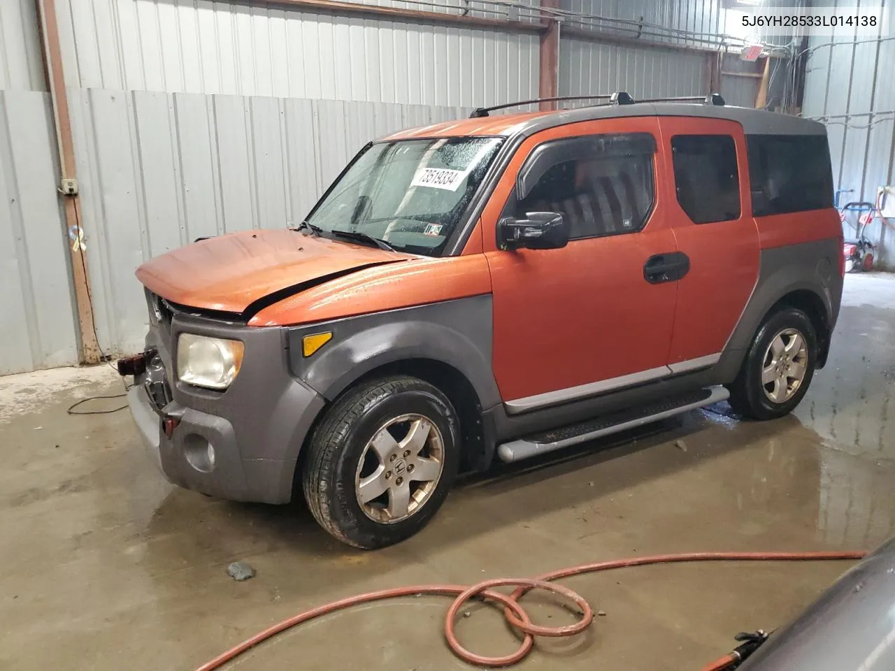 2003 Honda Element Ex VIN: 5J6YH28533L014138 Lot: 73519334