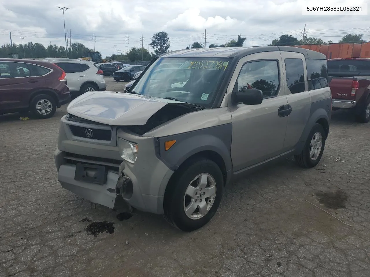 5J6YH28583L052321 2003 Honda Element Ex