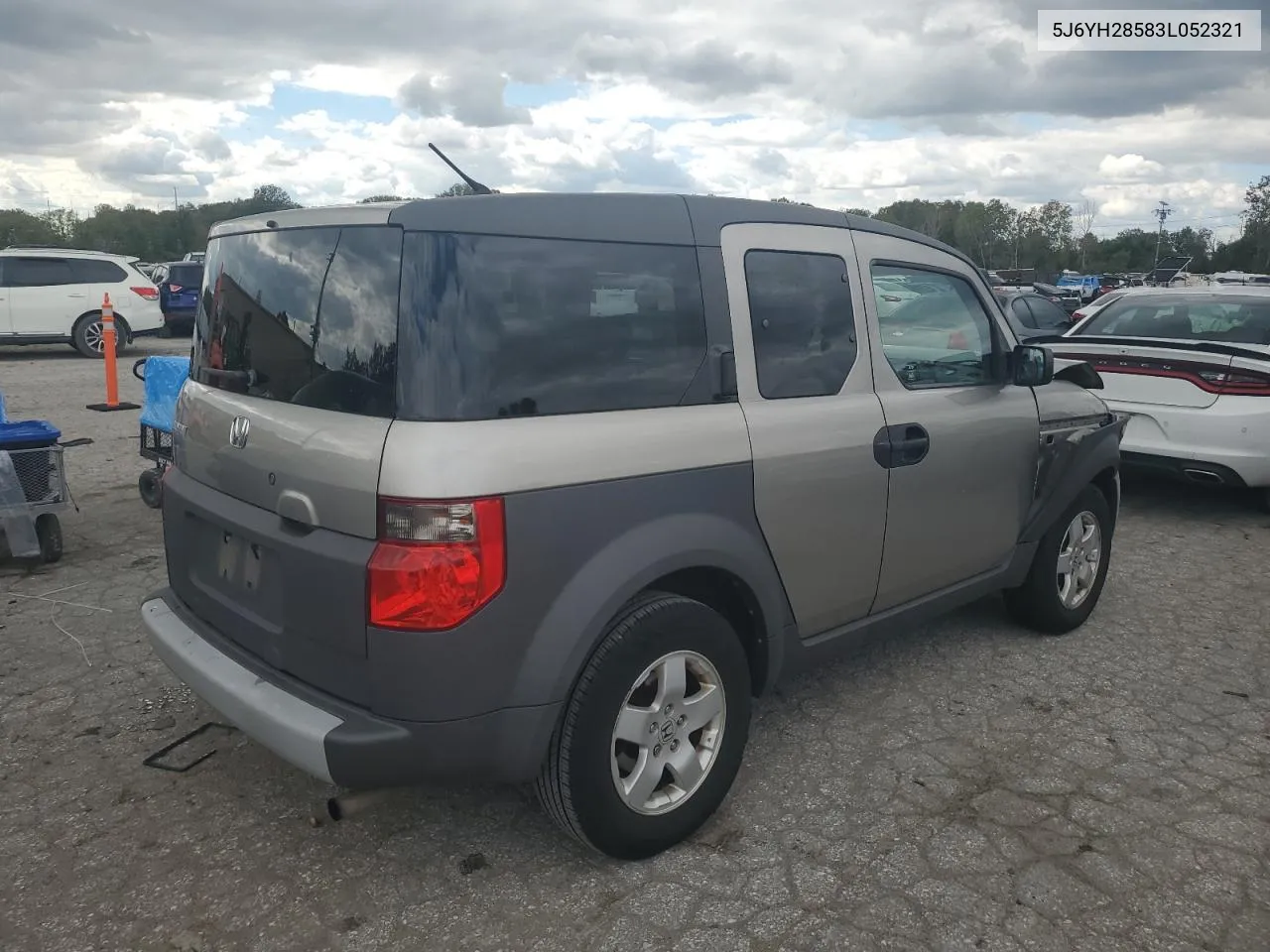 2003 Honda Element Ex VIN: 5J6YH28583L052321 Lot: 73527284