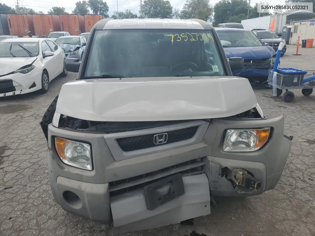 2003 Honda Element Ex VIN: 5J6YH28583L052321 Lot: 73527284