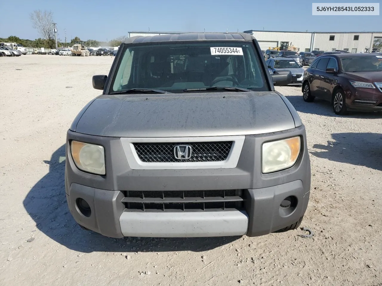 2003 Honda Element Ex VIN: 5J6YH28543L052333 Lot: 74055344