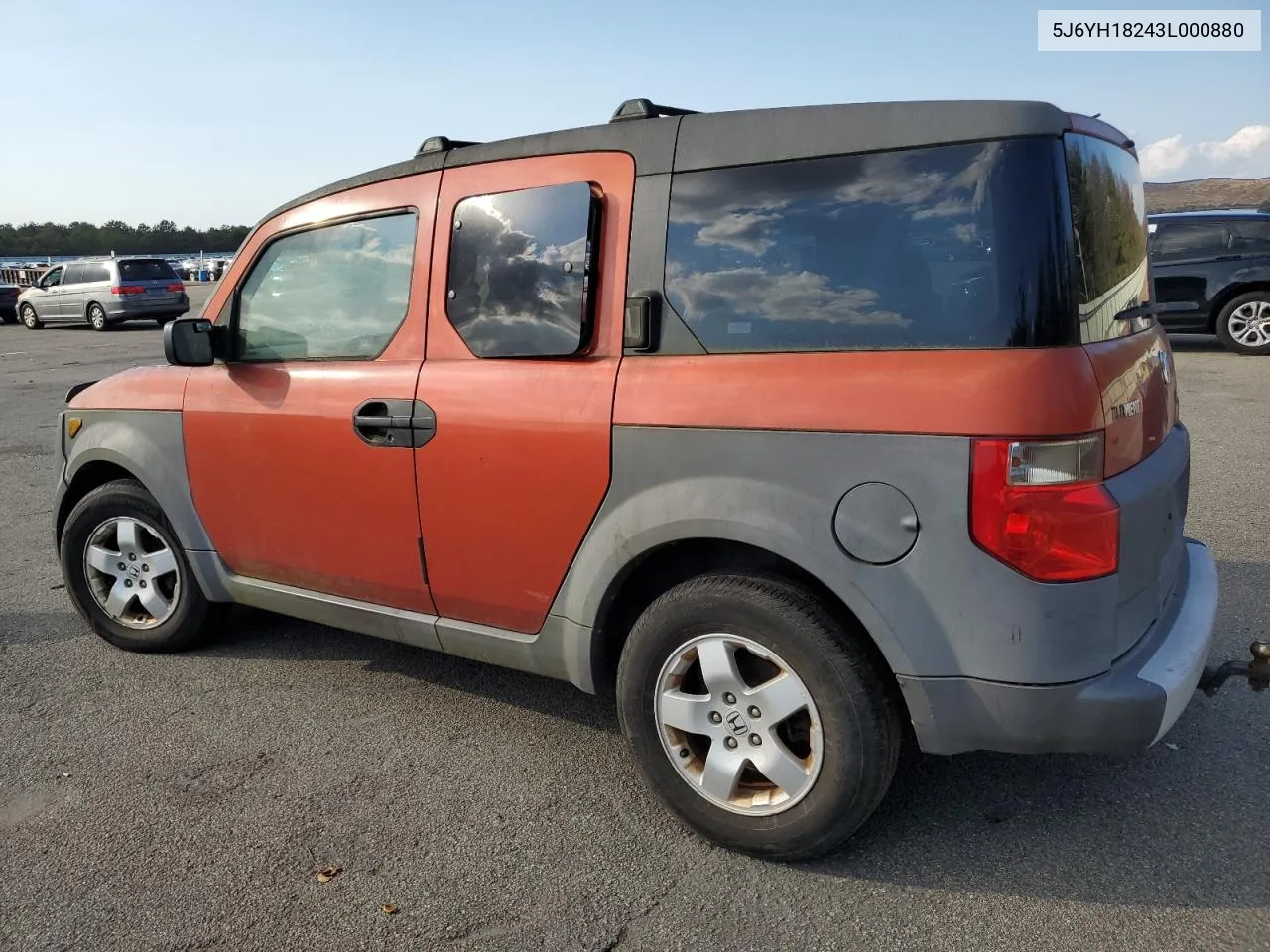 2003 Honda Element Dx VIN: 5J6YH18243L000880 Lot: 74296154