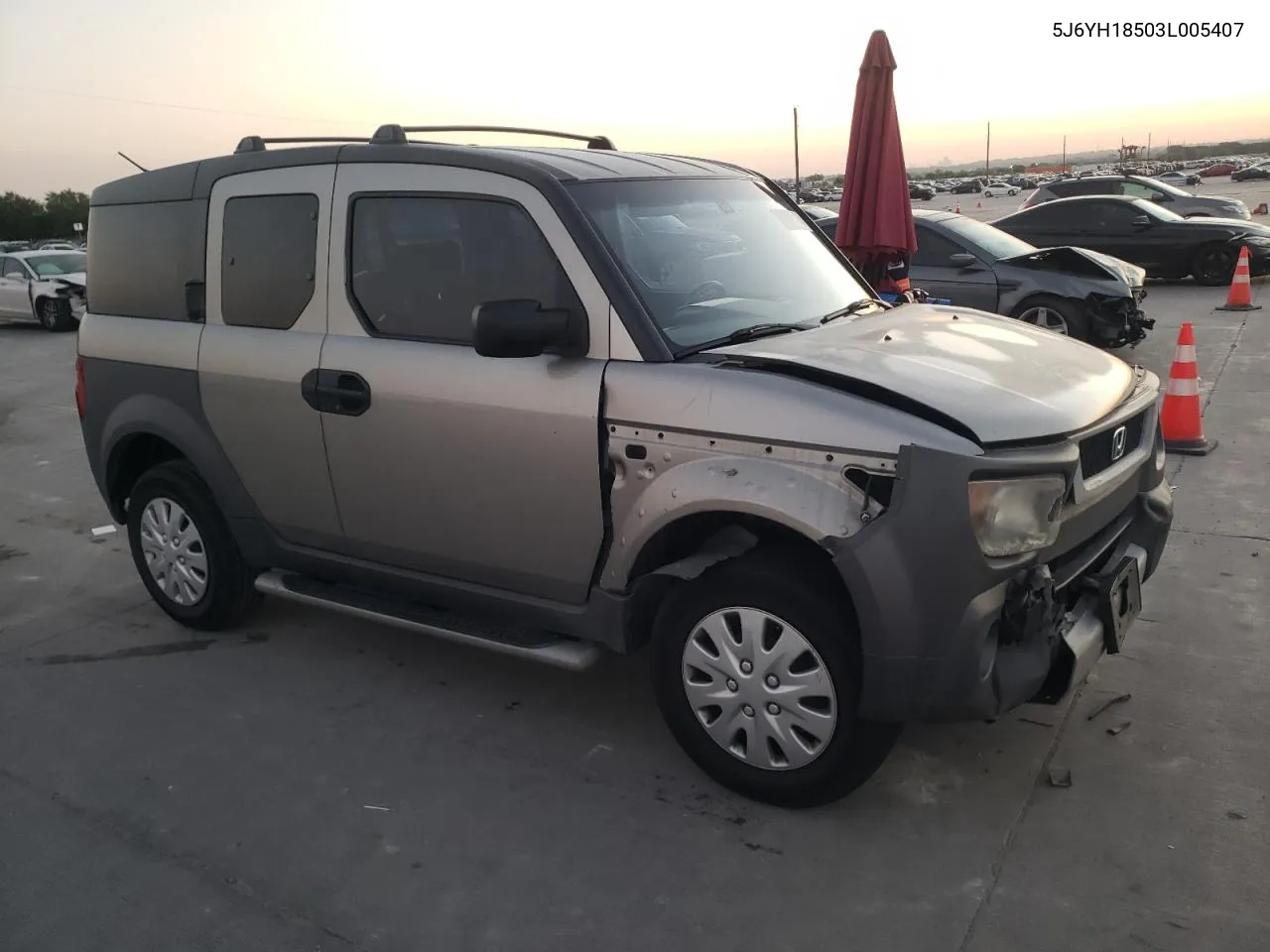 2003 Honda Element Ex VIN: 5J6YH18503L005407 Lot: 74936154