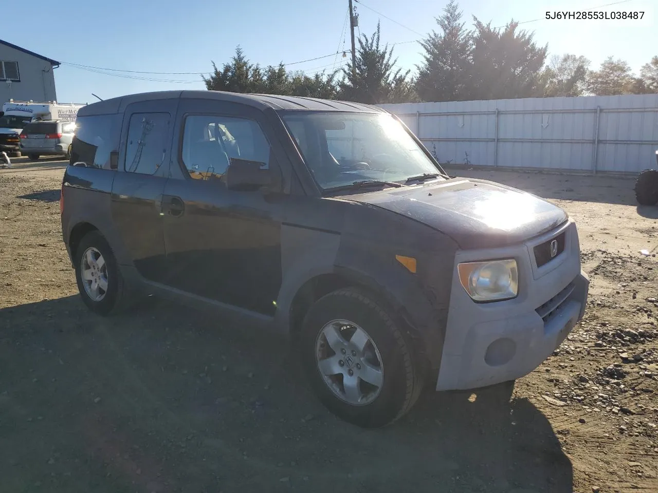 2003 Honda Element Ex VIN: 5J6YH28553L038487 Lot: 75336564