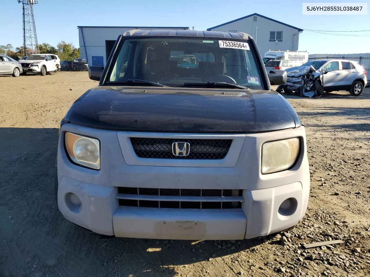 2003 Honda Element Ex VIN: 5J6YH28553L038487 Lot: 75336564