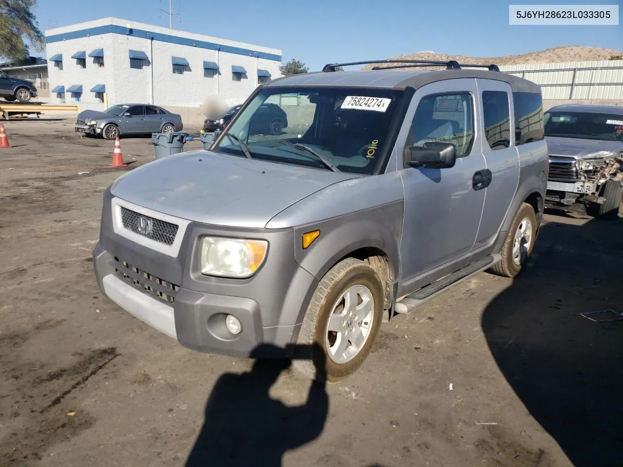 2003 Honda Element Ex VIN: 5J6YH28623L033305 Lot: 75824274