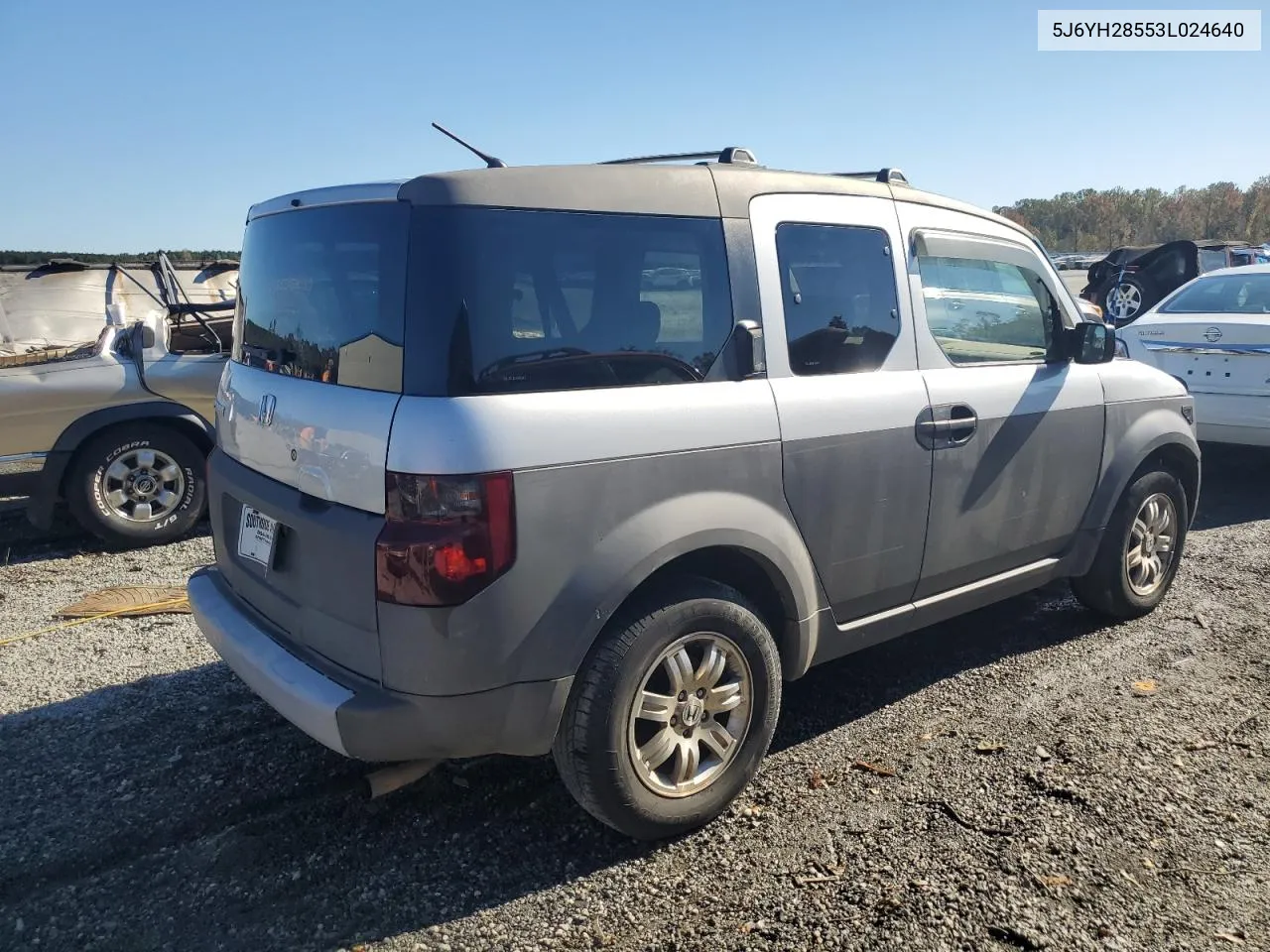 2003 Honda Element Ex VIN: 5J6YH28553L024640 Lot: 75868014