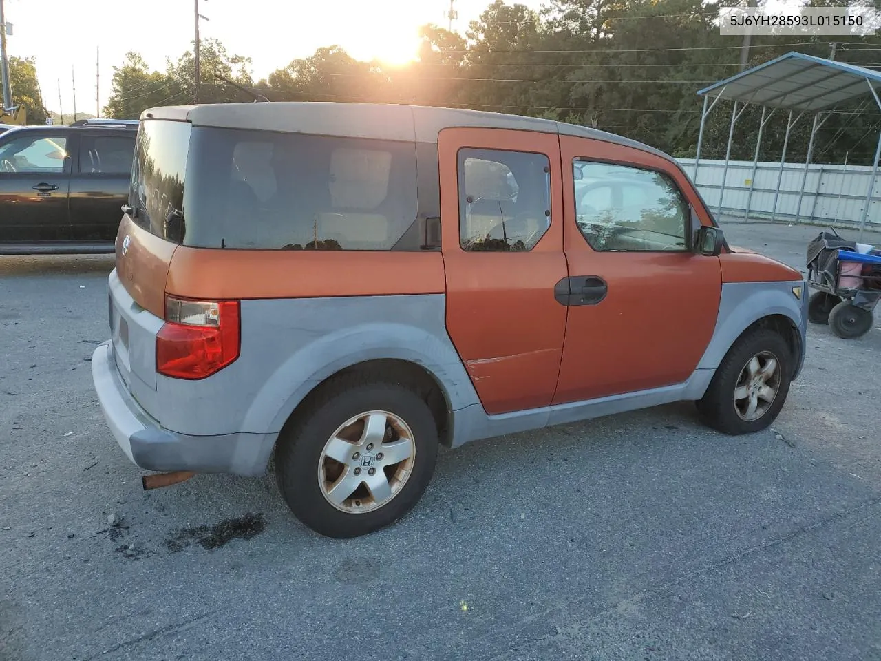 2003 Honda Element Ex VIN: 5J6YH28593L015150 Lot: 76379464