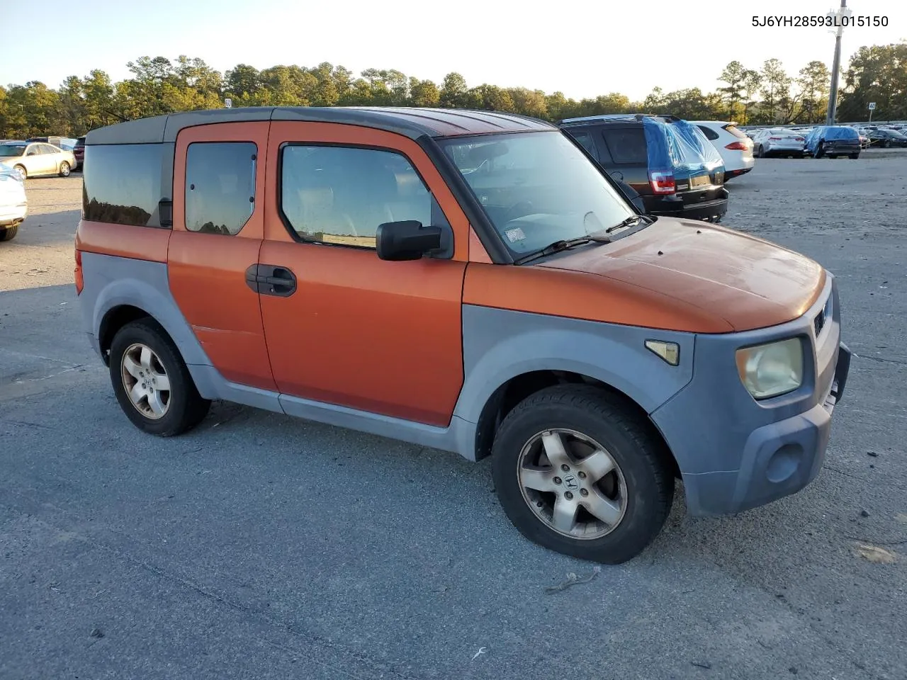 2003 Honda Element Ex VIN: 5J6YH28593L015150 Lot: 76379464