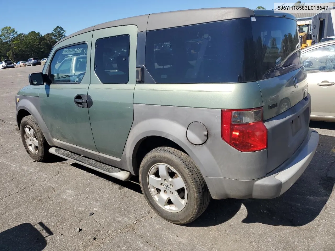 2003 Honda Element Ex VIN: 5J6YH18583L018647 Lot: 76395504