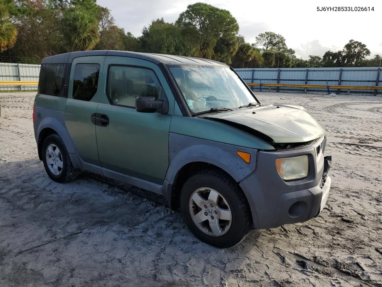 2003 Honda Element Ex VIN: 5J6YH28533L026614 Lot: 77372594