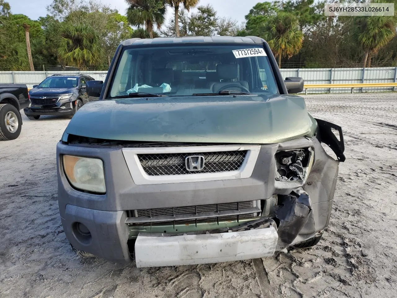 2003 Honda Element Ex VIN: 5J6YH28533L026614 Lot: 77372594