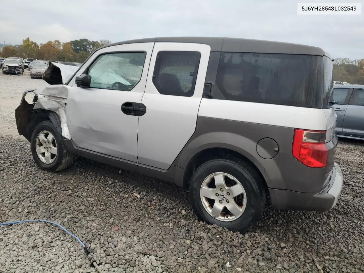 2003 Honda Element Ex VIN: 5J6YH28543L032549 Lot: 77437114