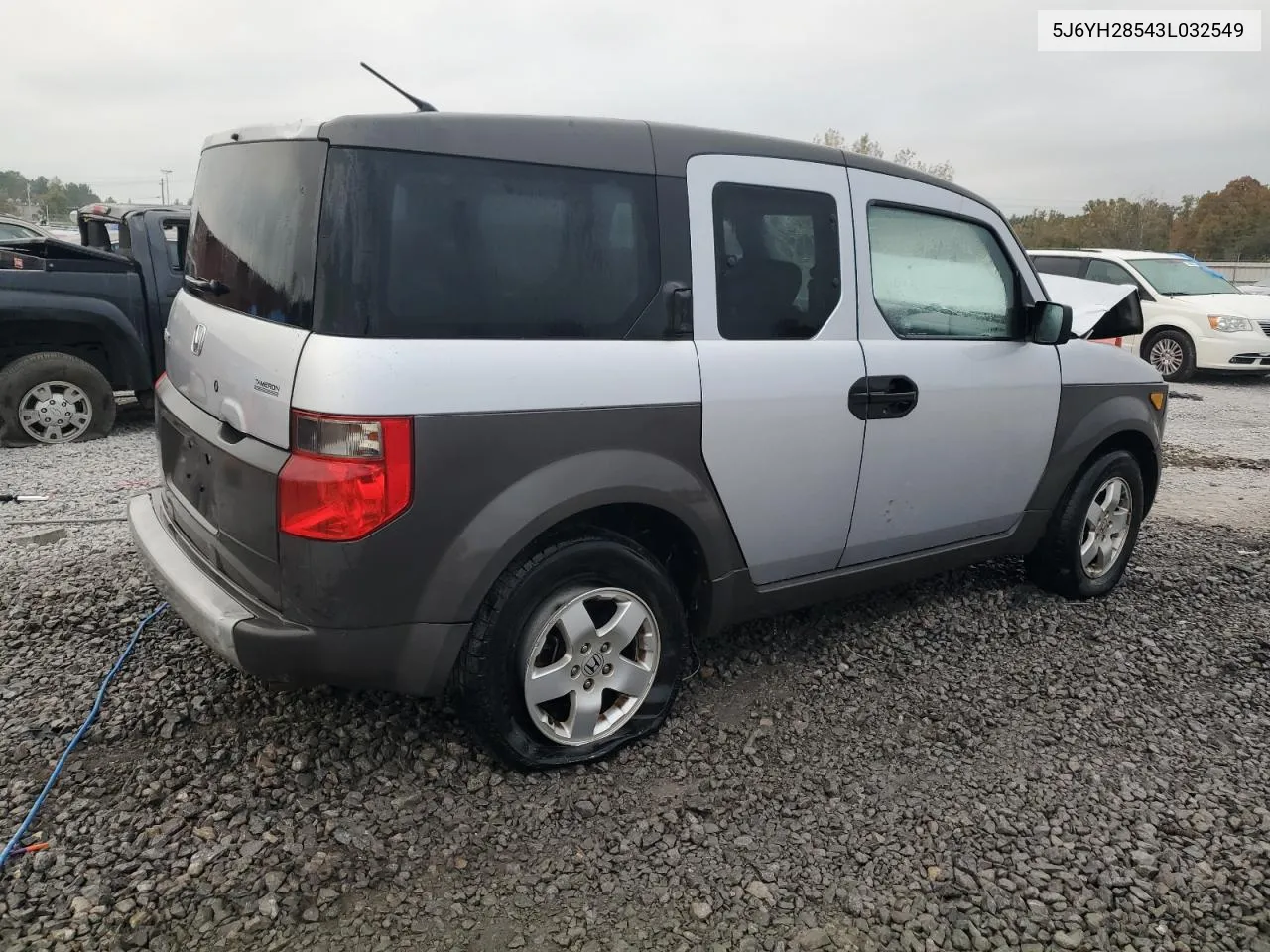 2003 Honda Element Ex VIN: 5J6YH28543L032549 Lot: 77437114