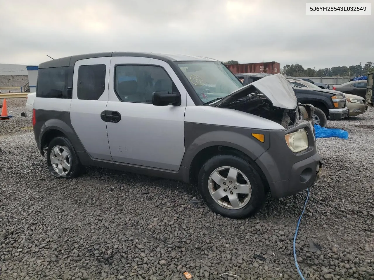 2003 Honda Element Ex VIN: 5J6YH28543L032549 Lot: 77437114