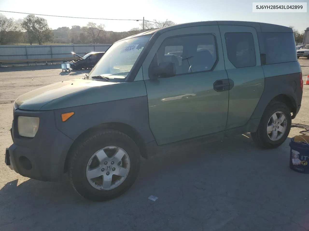 2003 Honda Element Ex VIN: 5J6YH28543L042899 Lot: 77452924