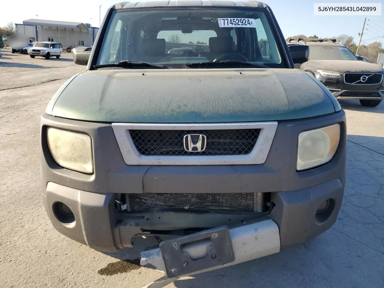 2003 Honda Element Ex VIN: 5J6YH28543L042899 Lot: 77452924