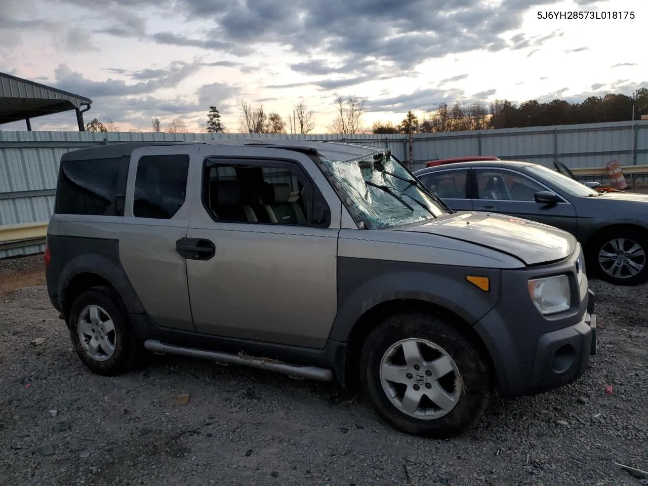 2003 Honda Element Ex VIN: 5J6YH28573L018175 Lot: 78378394