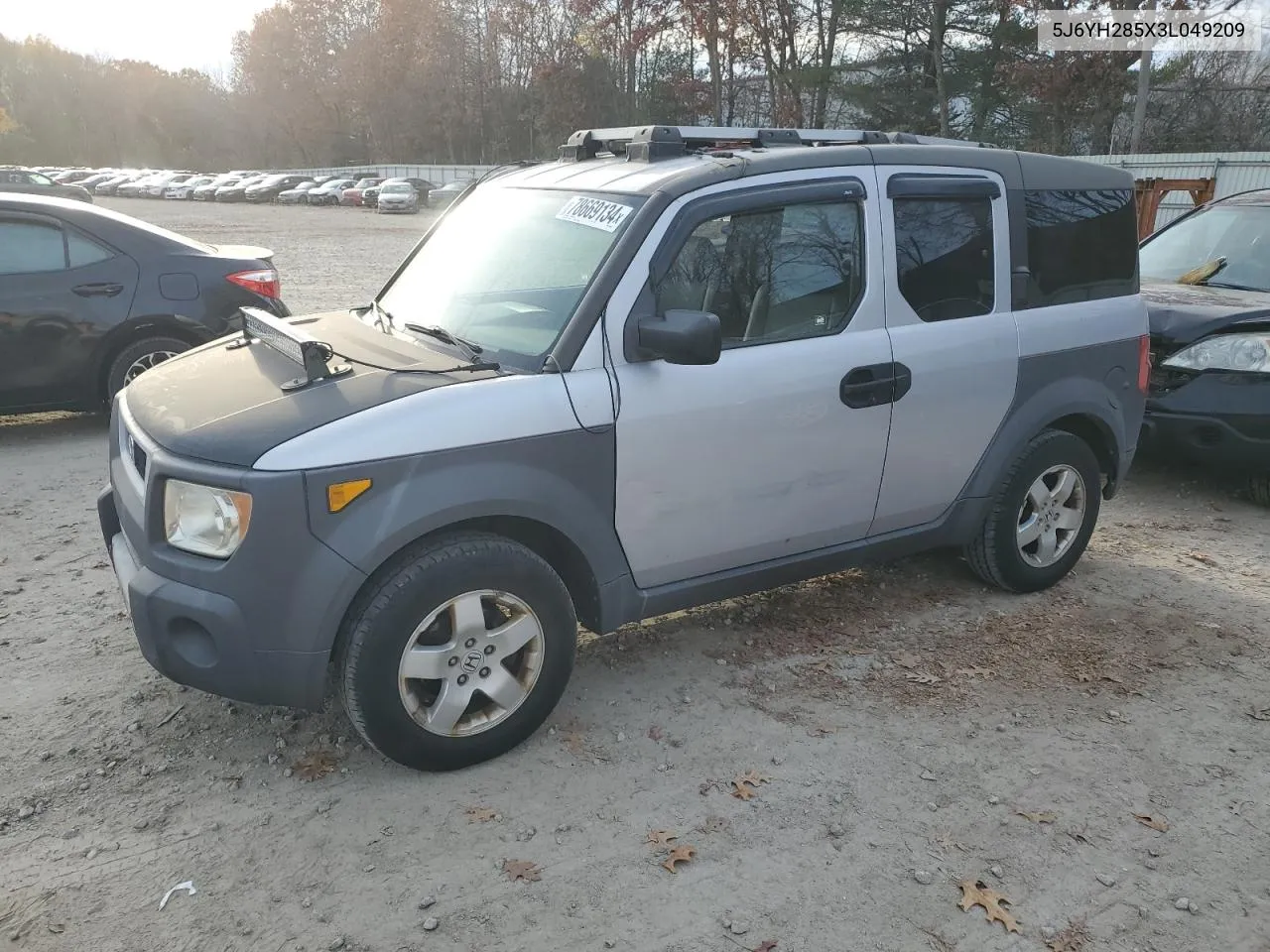 2003 Honda Element Ex VIN: 5J6YH285X3L049209 Lot: 78669134