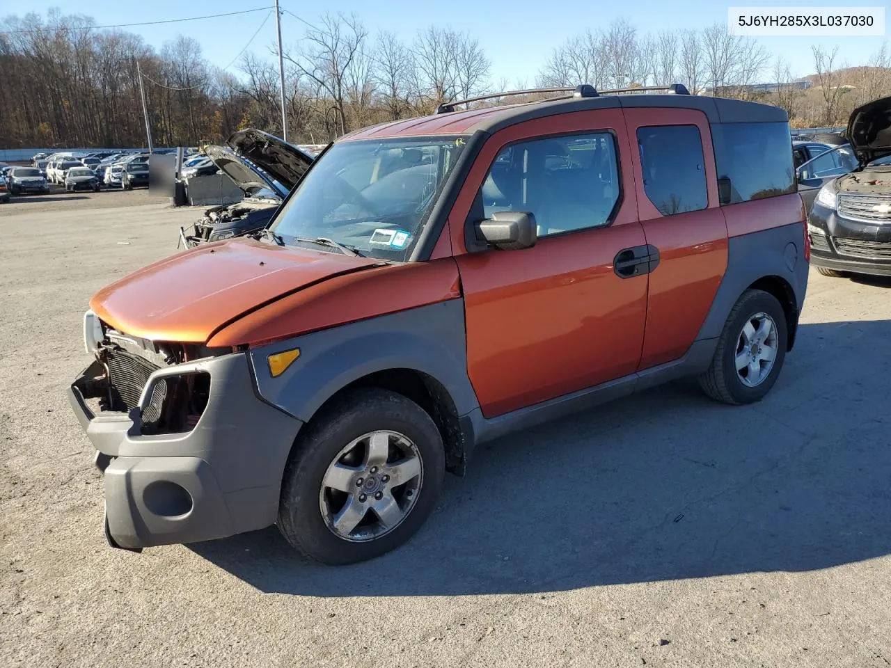 2003 Honda Element Ex VIN: 5J6YH285X3L037030 Lot: 78854984