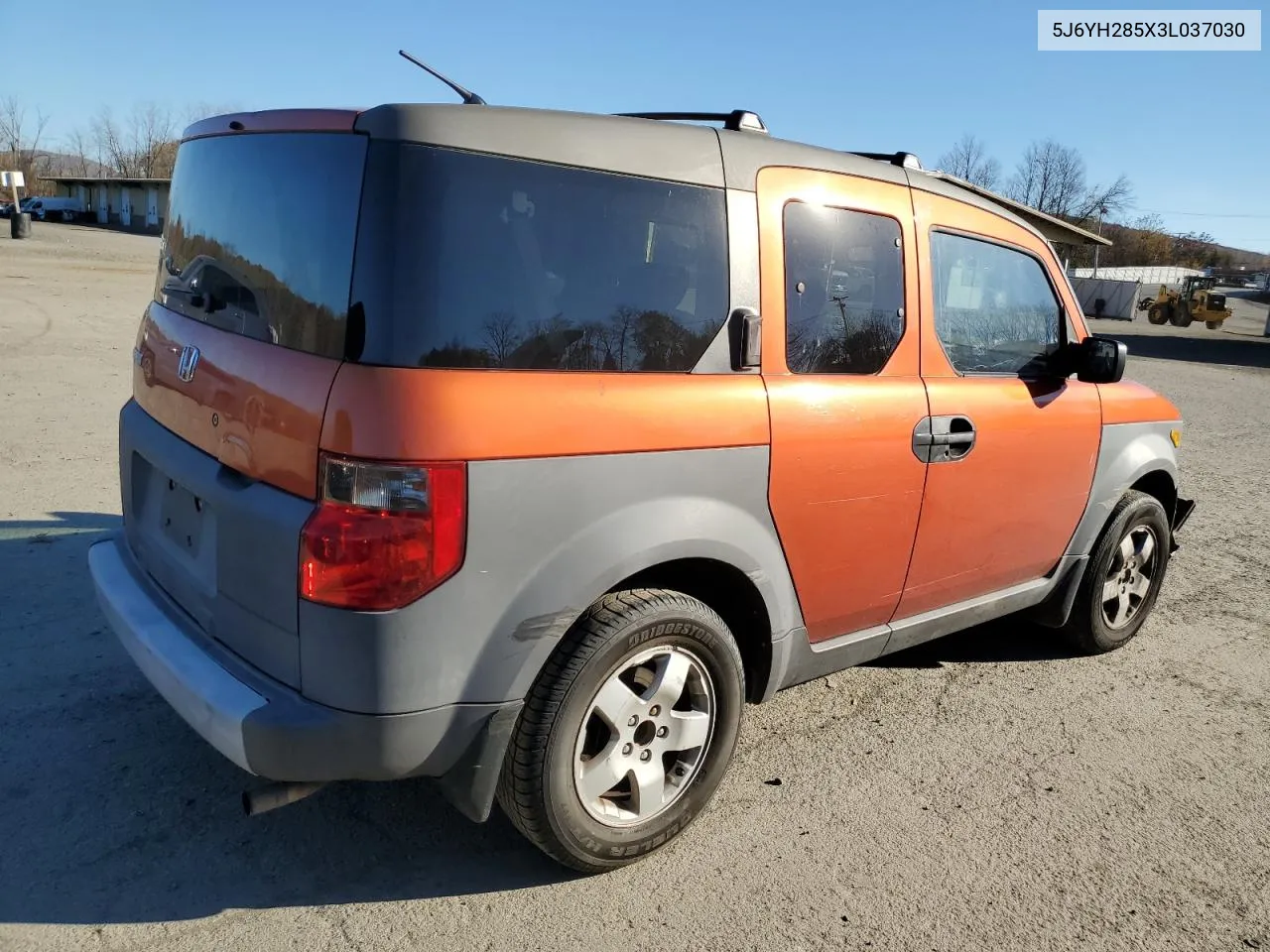 2003 Honda Element Ex VIN: 5J6YH285X3L037030 Lot: 78854984