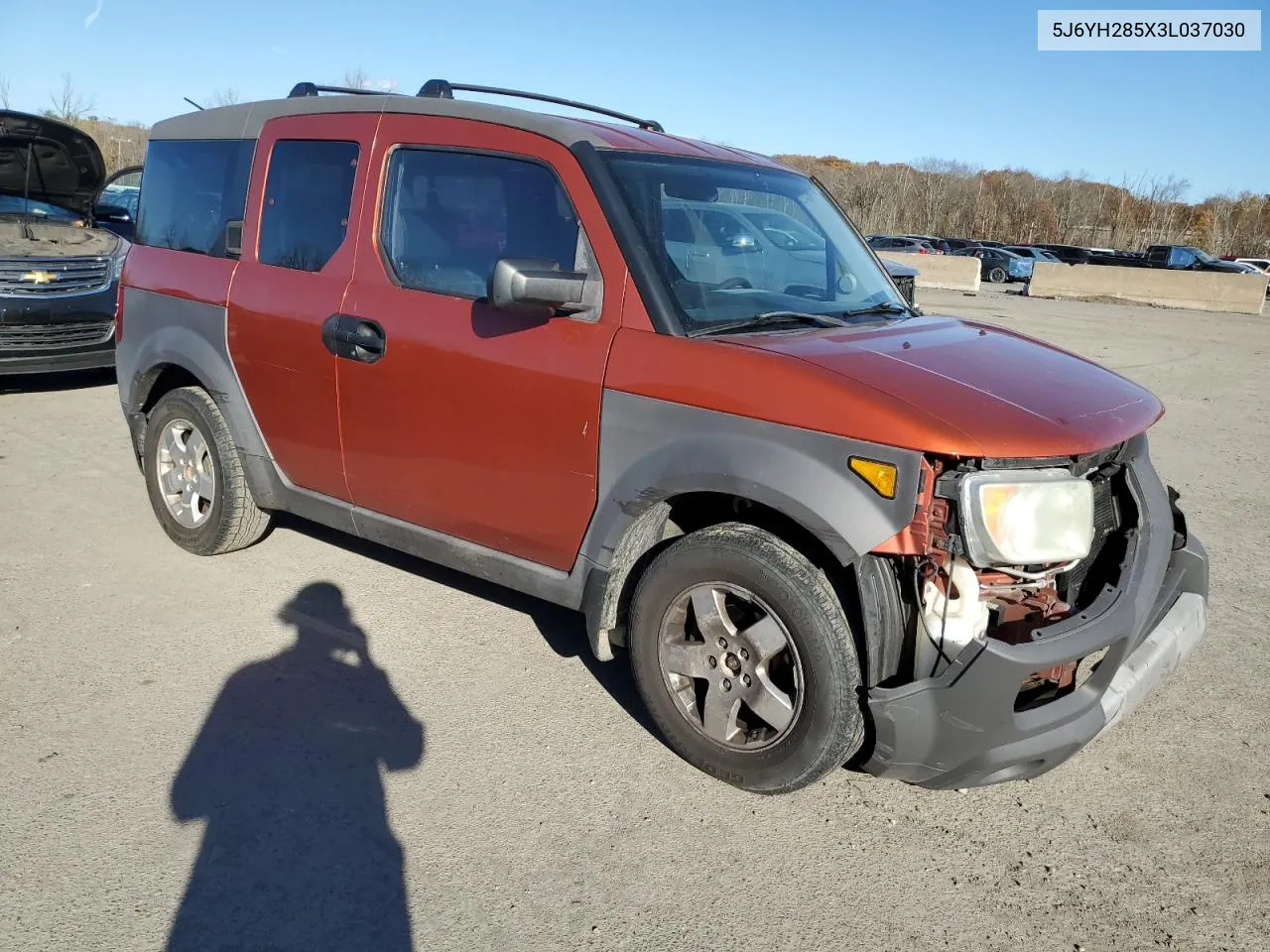 2003 Honda Element Ex VIN: 5J6YH285X3L037030 Lot: 78854984