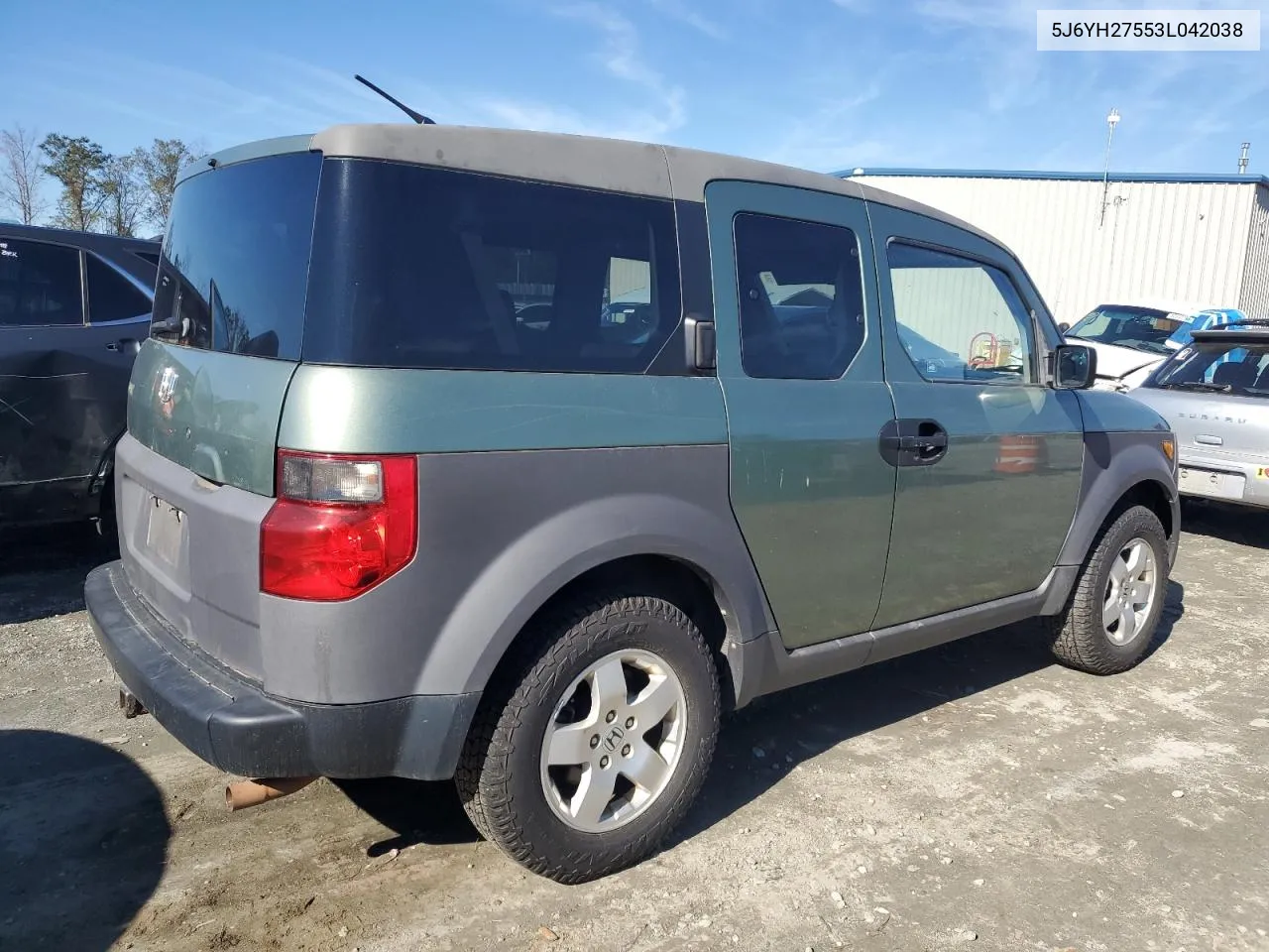 2003 Honda Element Ex VIN: 5J6YH27553L042038 Lot: 79199984