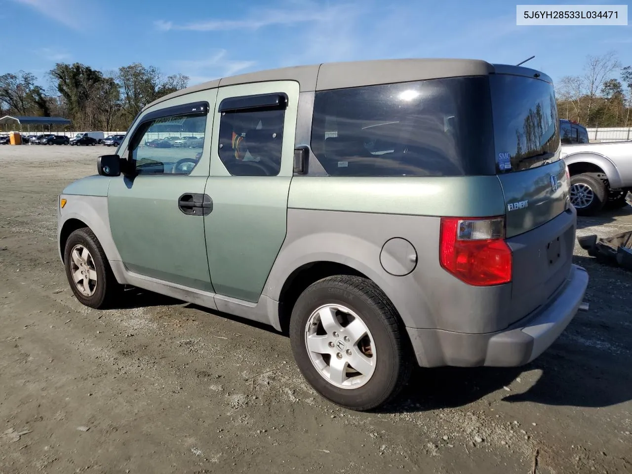 2003 Honda Element Ex VIN: 5J6YH28533L034471 Lot: 80627084