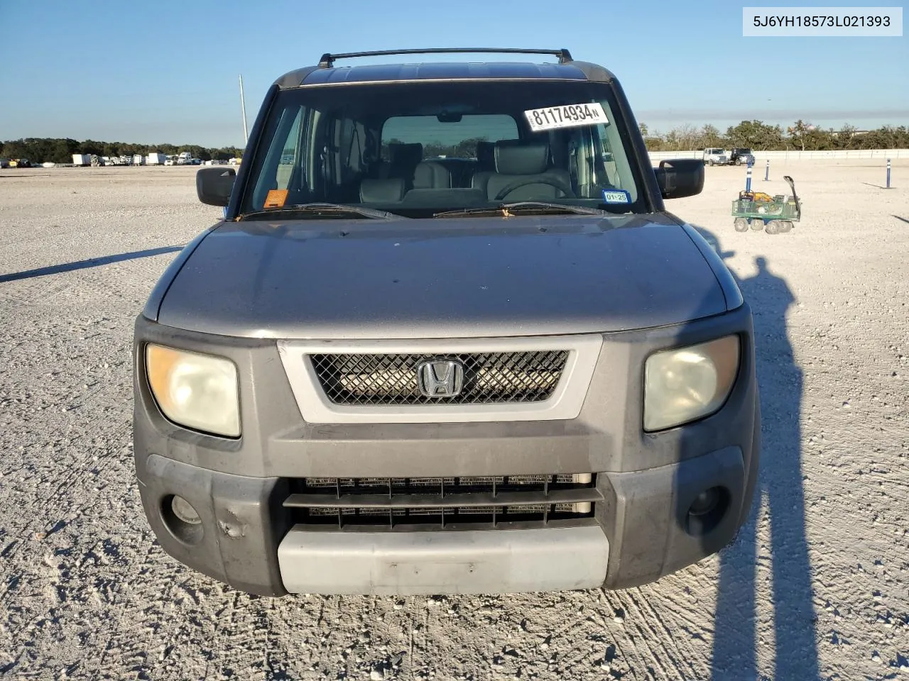 2003 Honda Element Ex VIN: 5J6YH18573L021393 Lot: 81174934