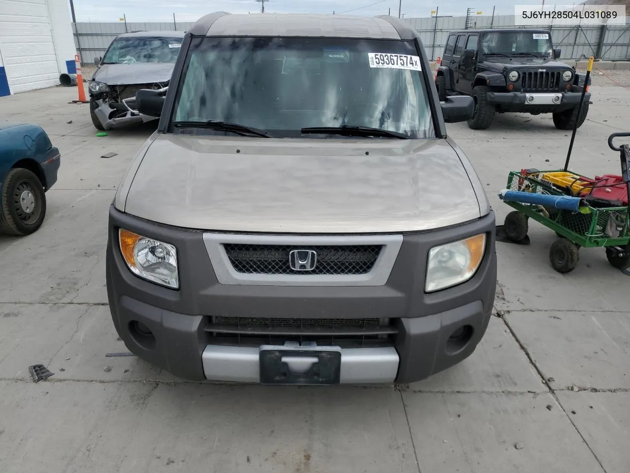 2004 Honda Element Ex VIN: 5J6YH28504L031089 Lot: 59367574