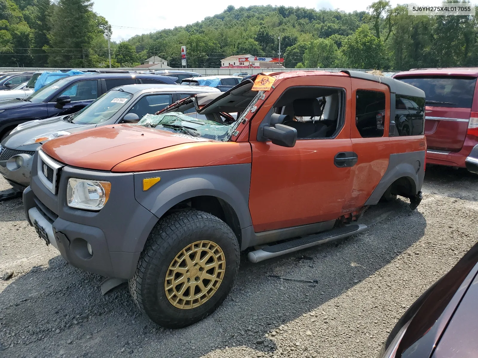 2004 Honda Element Ex VIN: 5J6YH275X4L017055 Lot: 65606484