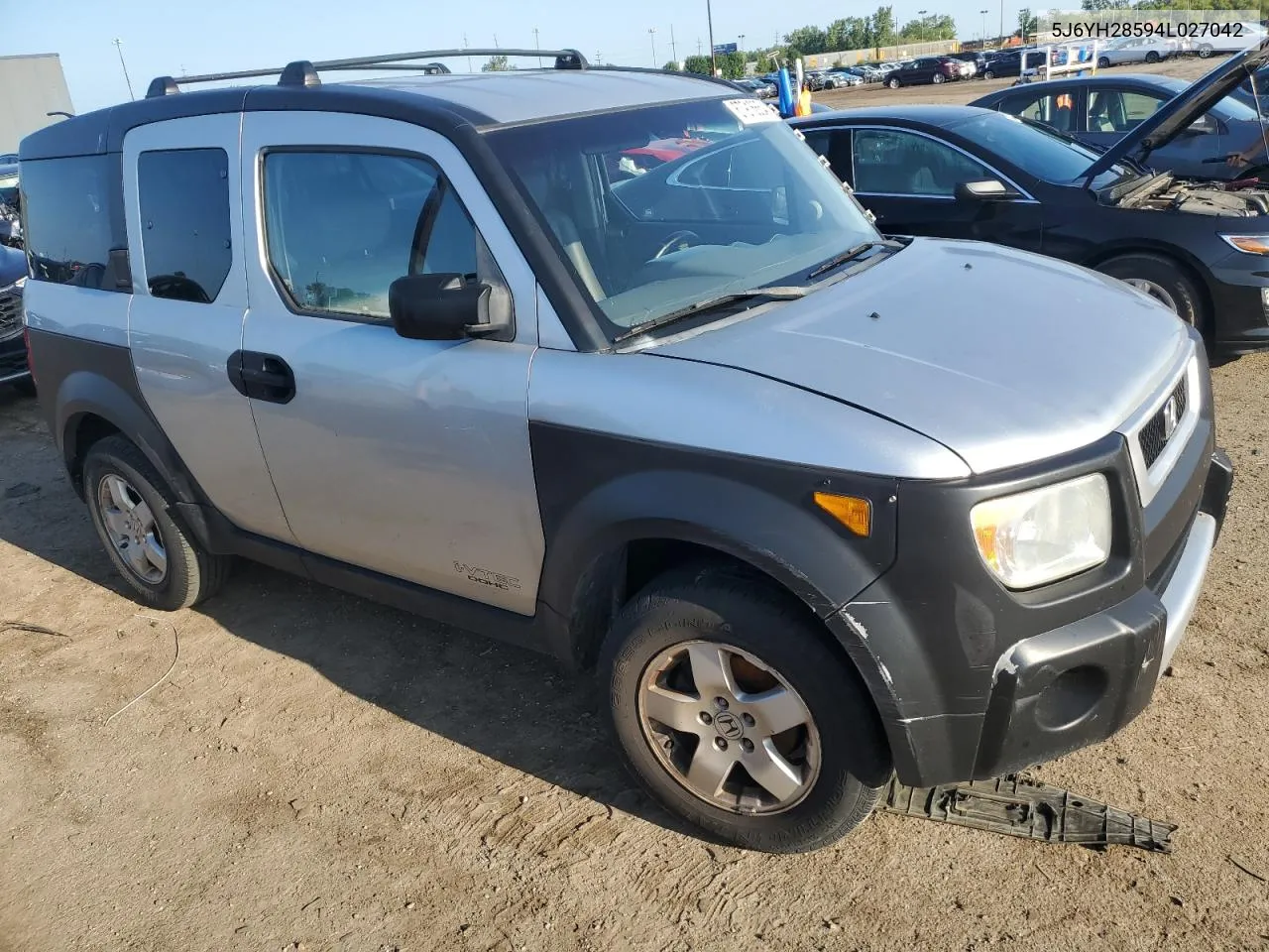 2004 Honda Element Ex VIN: 5J6YH28594L027042 Lot: 67916654