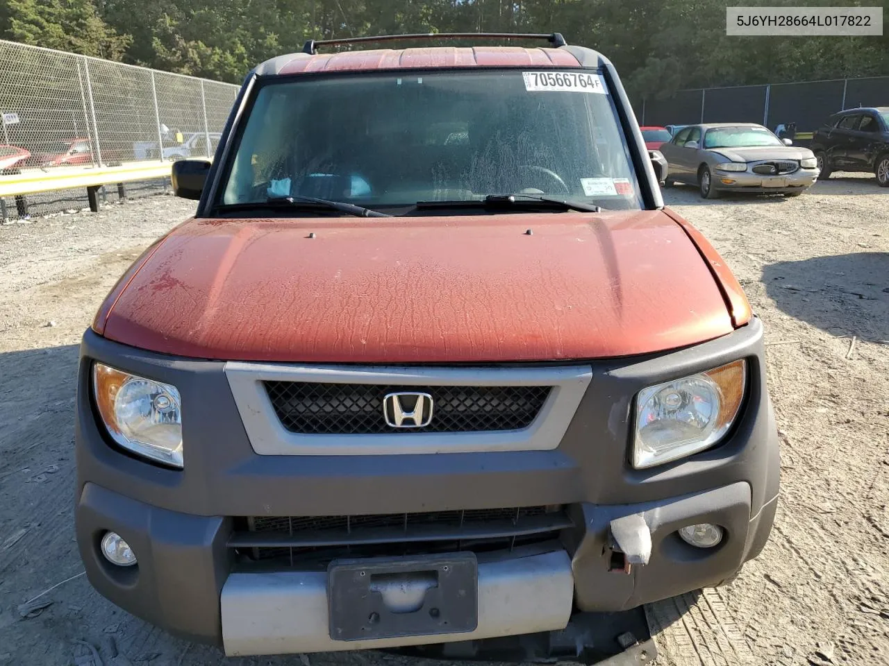 2004 Honda Element Ex VIN: 5J6YH28664L017822 Lot: 70566764